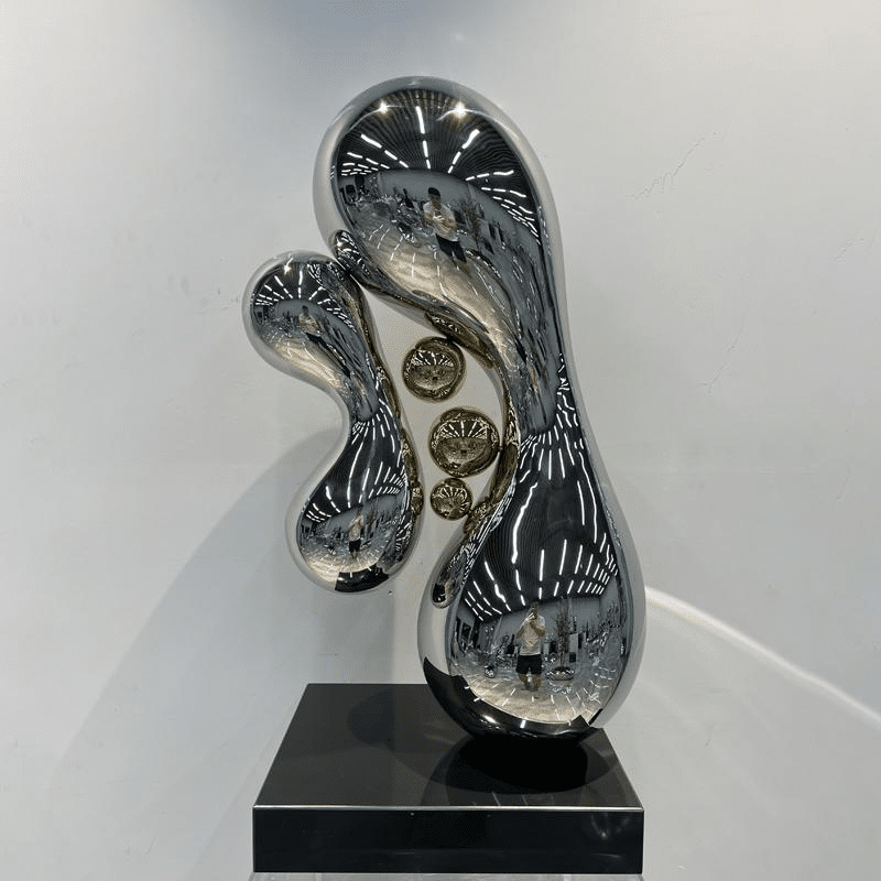 Stainless Steel Gleaming Freedom 3 Sculpture