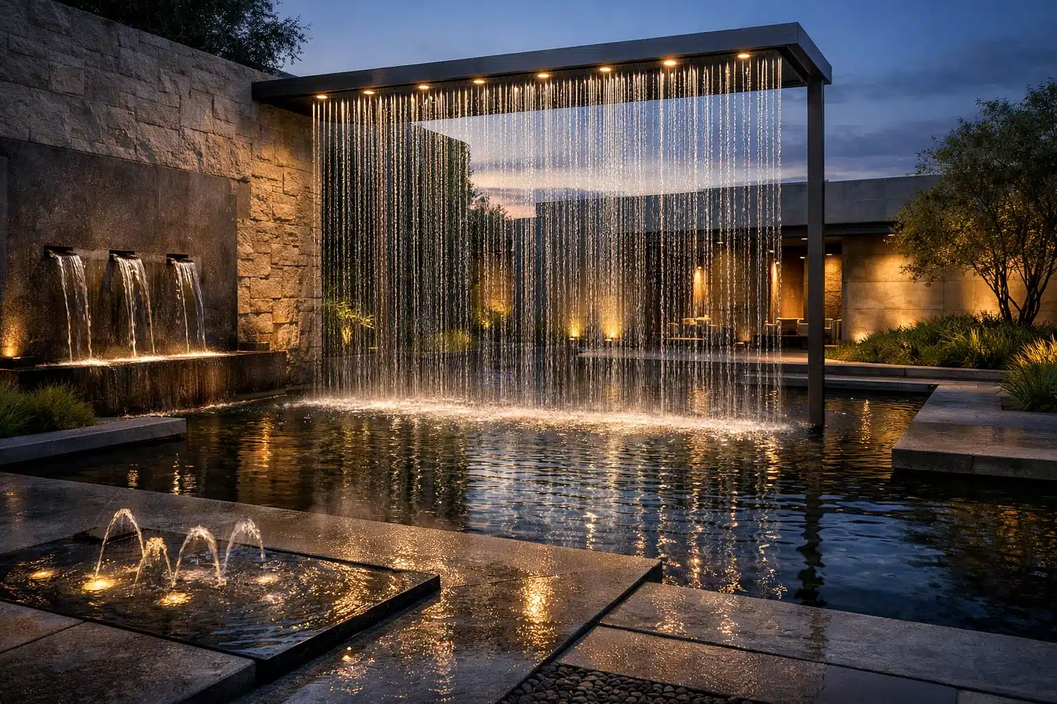 Responsive-fountains