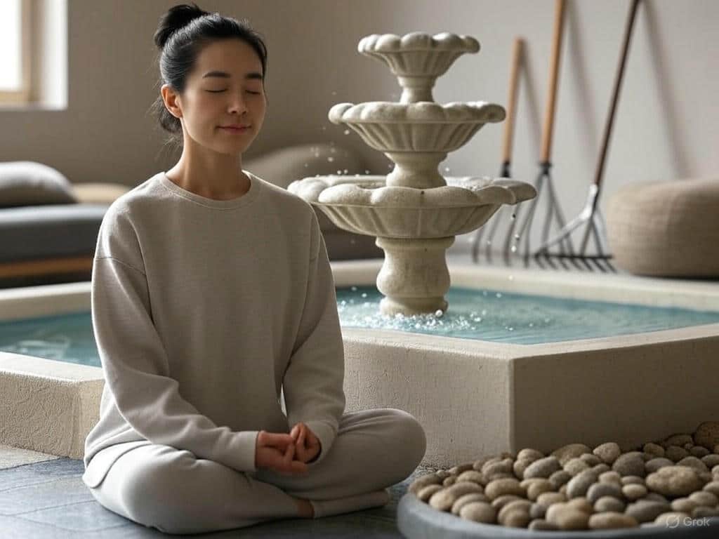 Hydrotherapy at Home Can Your Fountain Be a Mindfulness Coach