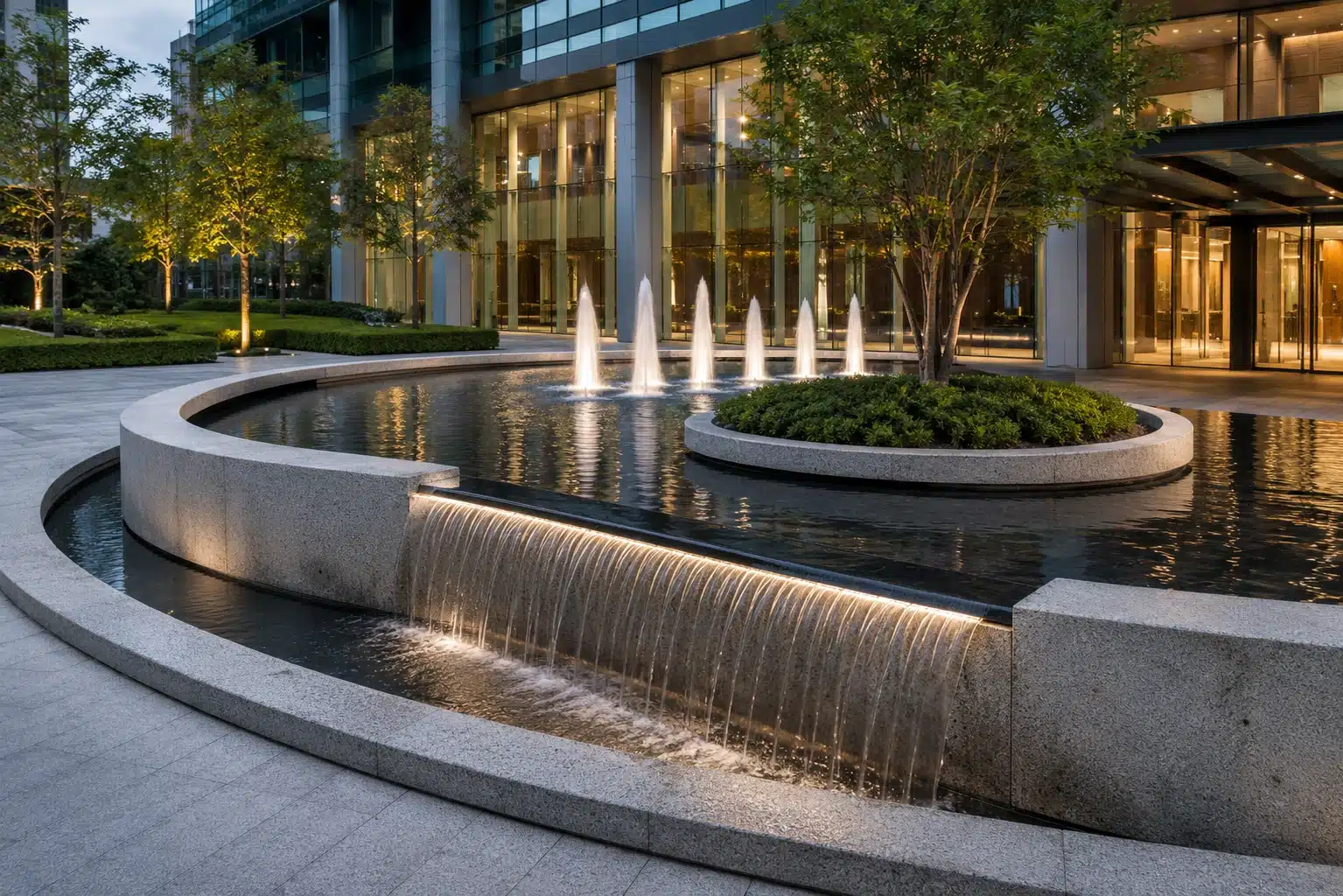 The Lightweight Engineering Behind Modern Commercial Water Features