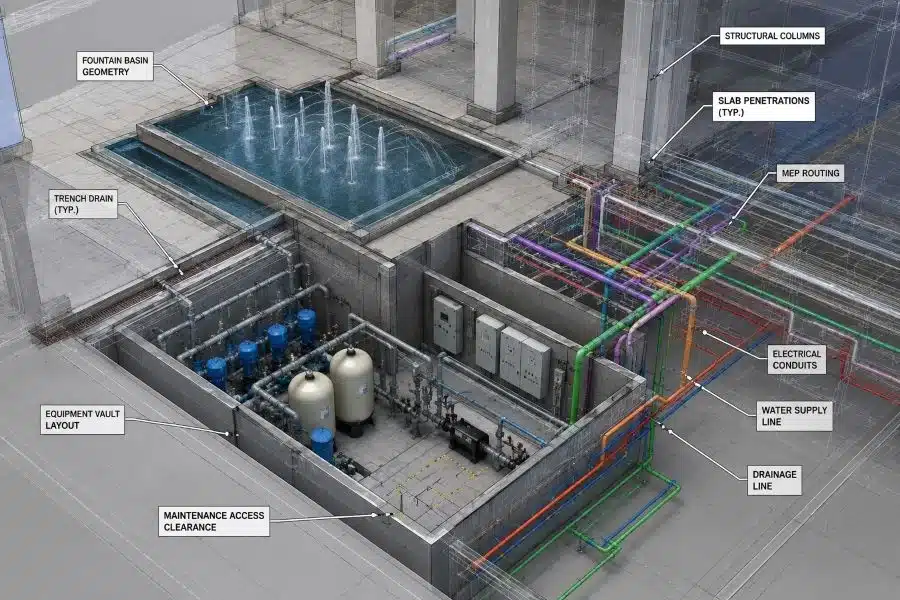Fountain Specifications for Architects: Commercial Fountain Construction Document Checklist