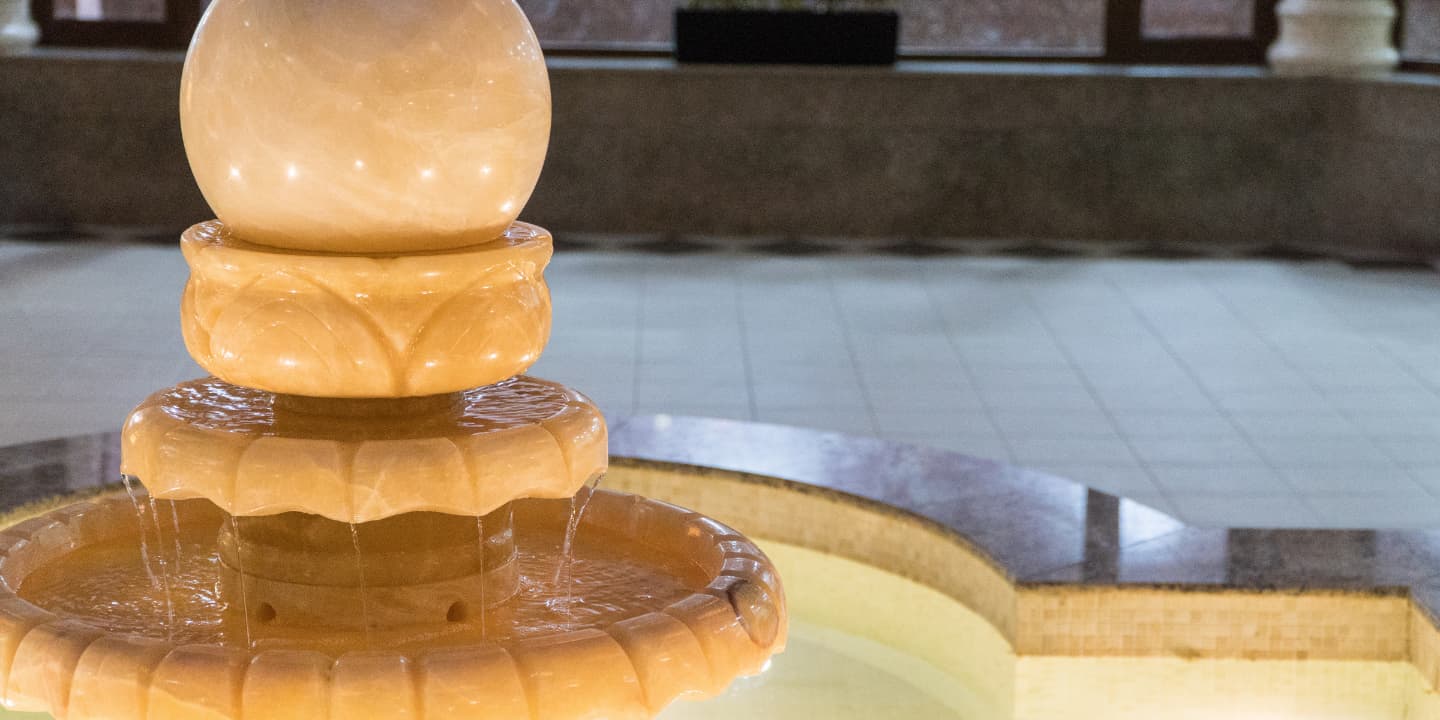 65.1.Hand carved fountain