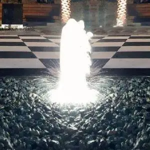 Bubbling Cascade Fountain