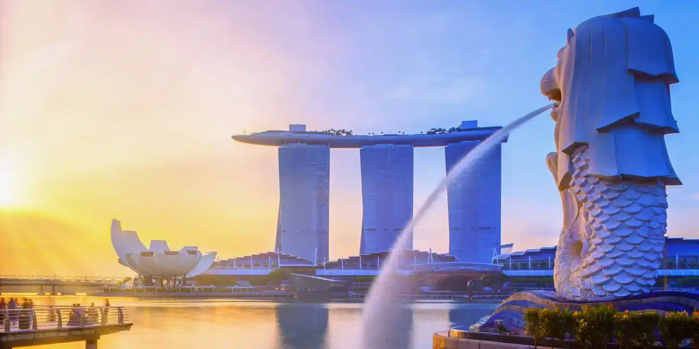 30.1.Sinapore Merlion Park Fountain