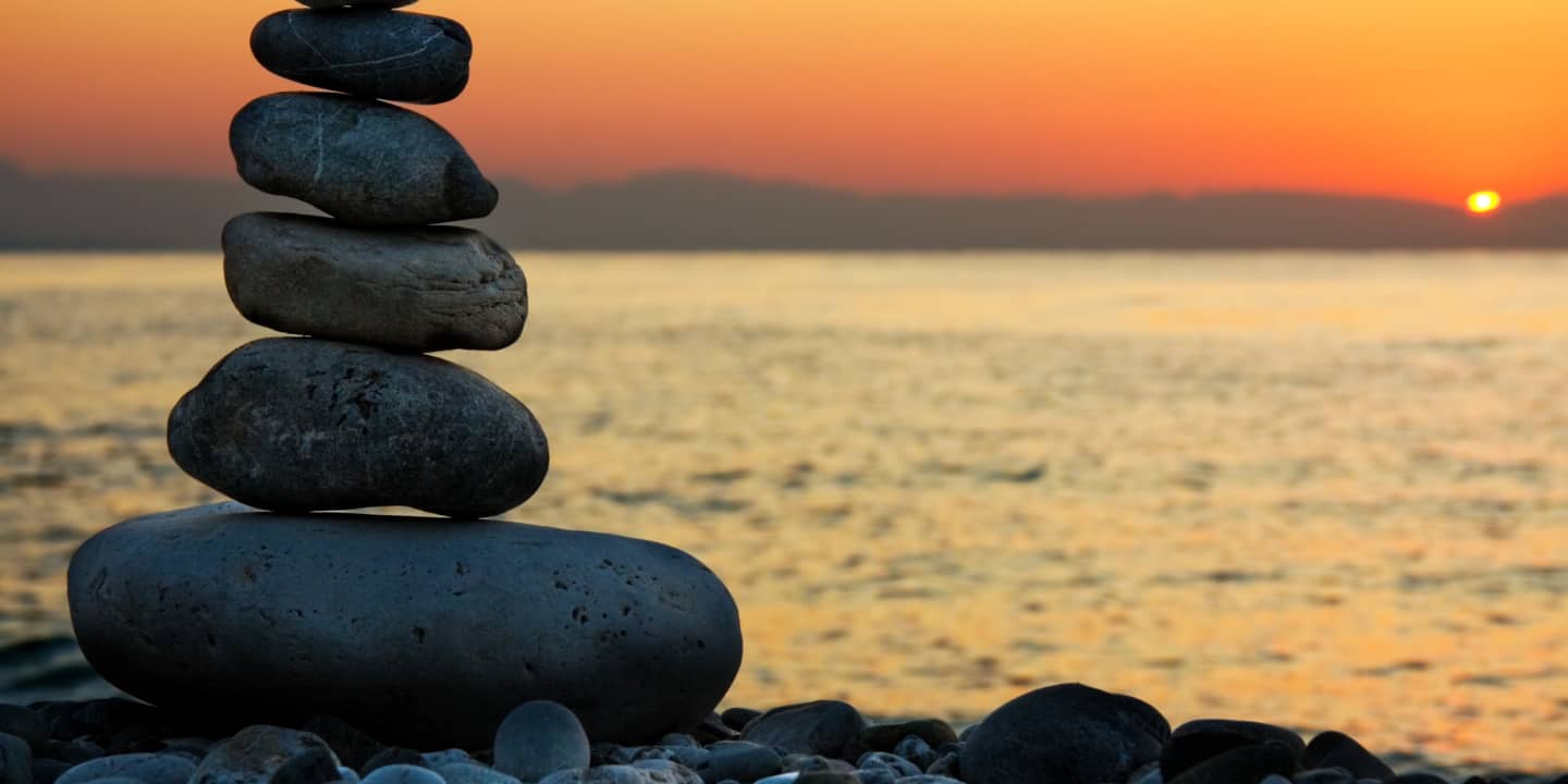 8.1 feng shui stacked rocks