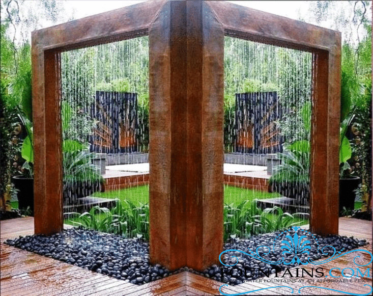 double rain curtain