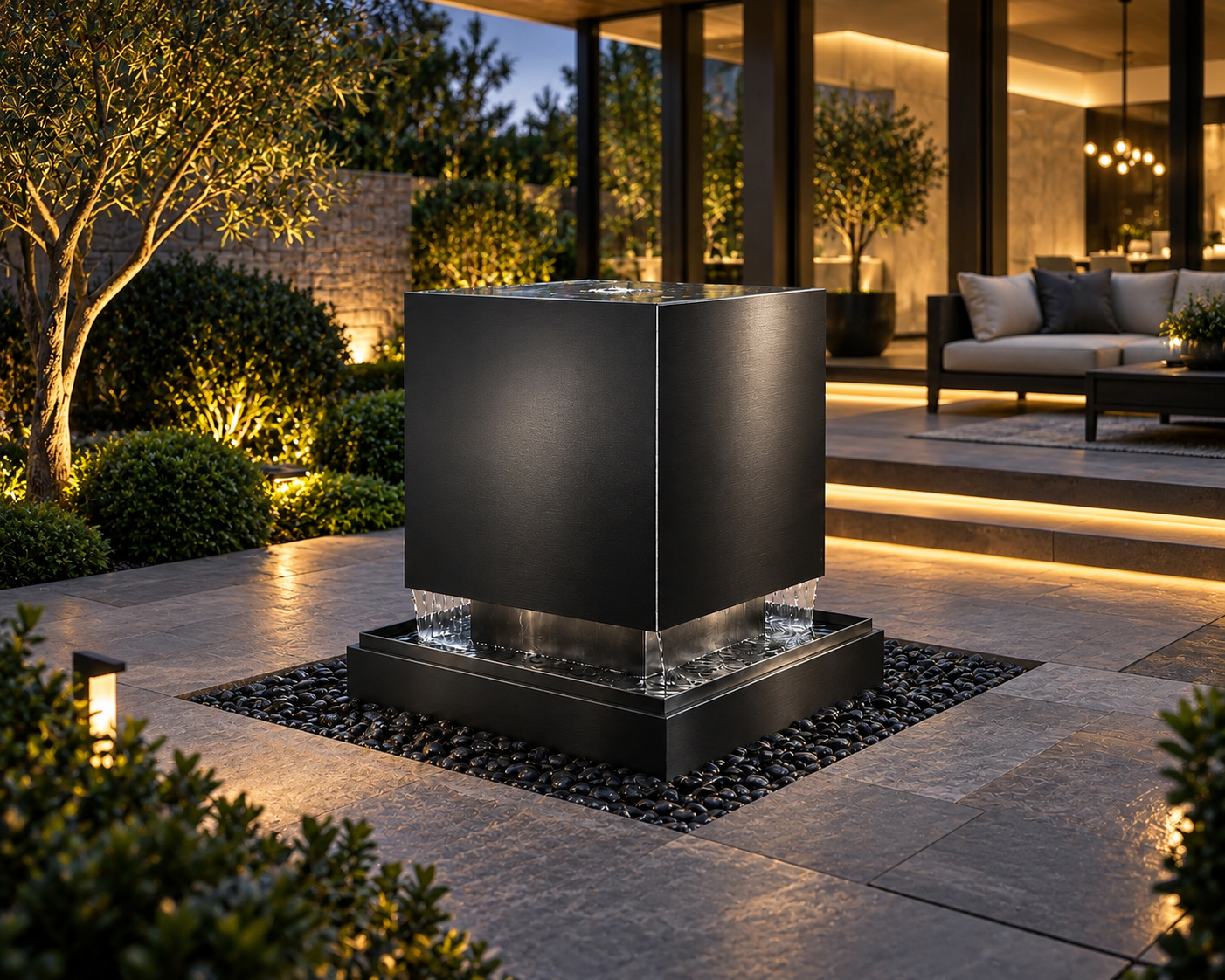 Floating Cube Water Feature