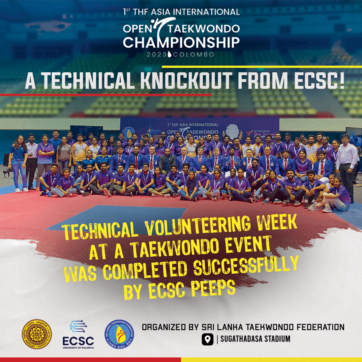 A Technical Knockout from ECSC card image
