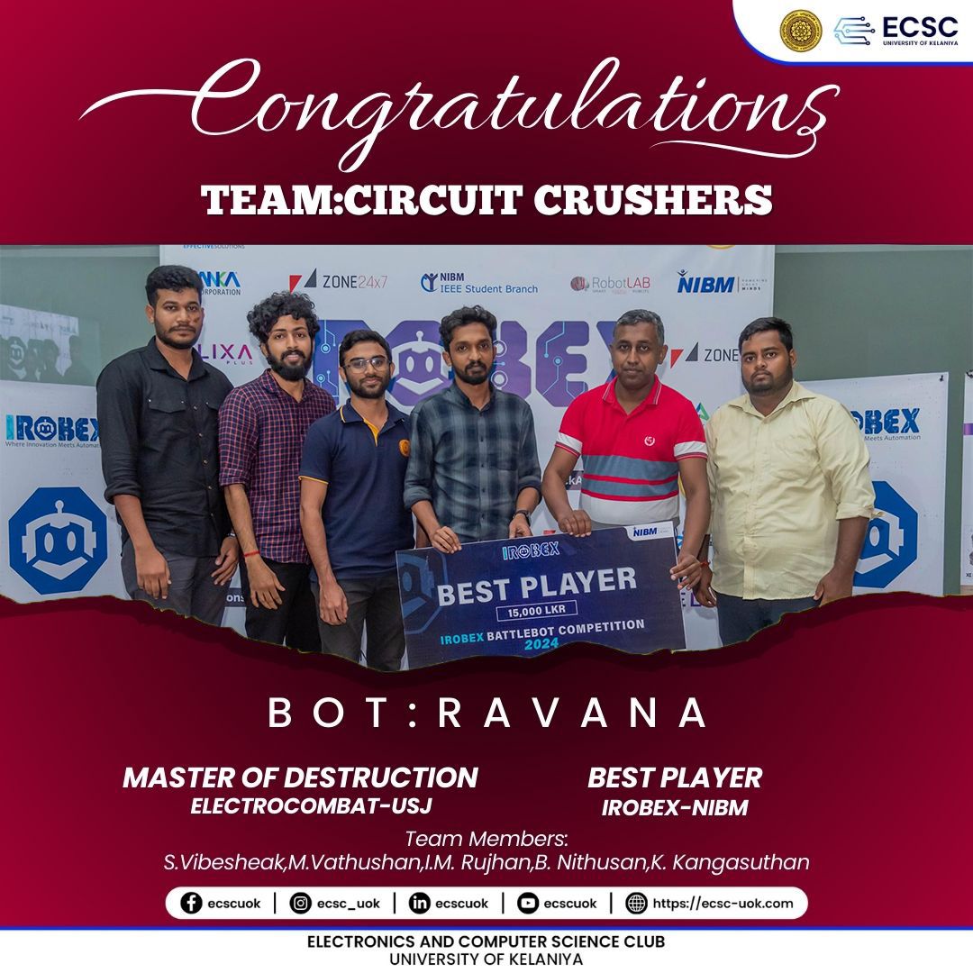Congratulations, Circuit Crushers! card image