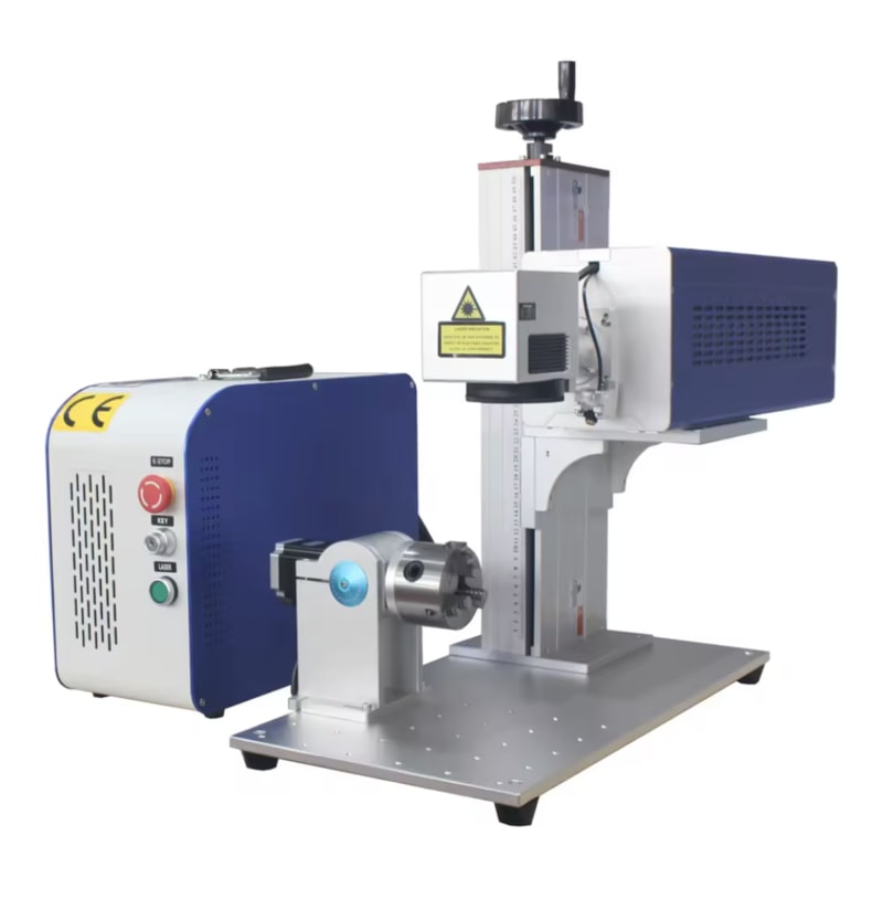 Fiber laserové gravírovacie zariadenie 100W Galvo