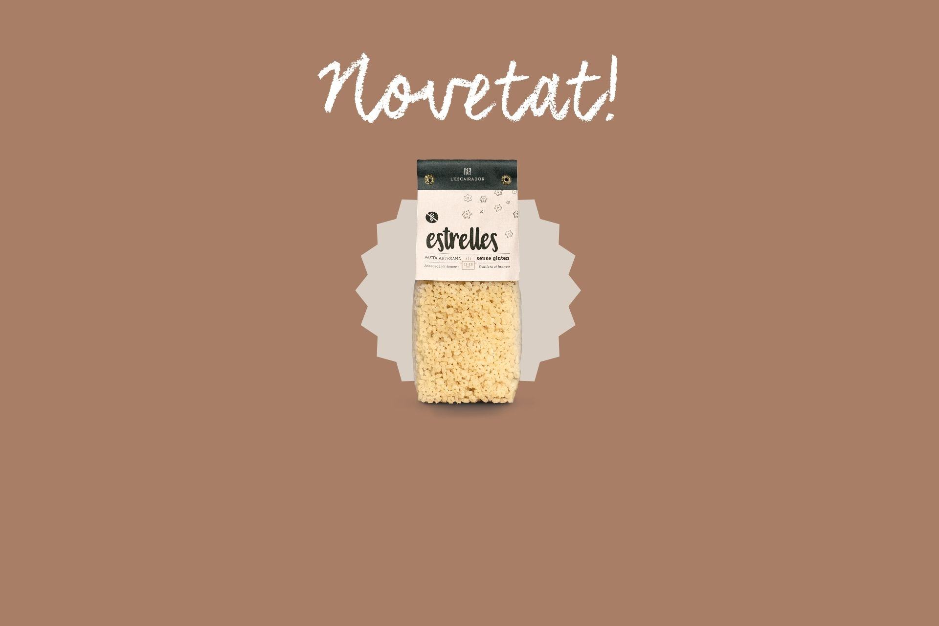 Estrelletes sense gluten: Fetes amb sèmola de blat de moro escairat.