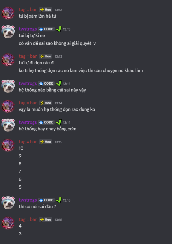 Ảnh chụp màn hình trước khi bị xóa khỏi máy chủ nhằm bịt miệng người tố cáo