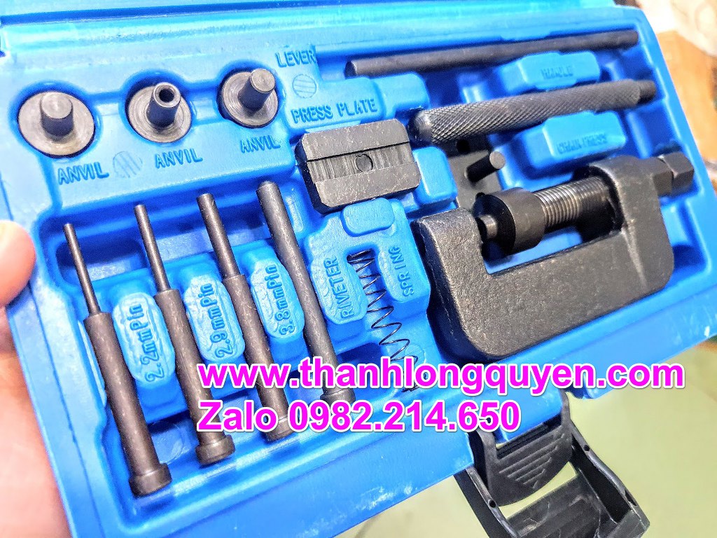 bộ cảo vam tháo mắt xích sên xe 2.2mm 2.9mm 3.8mm