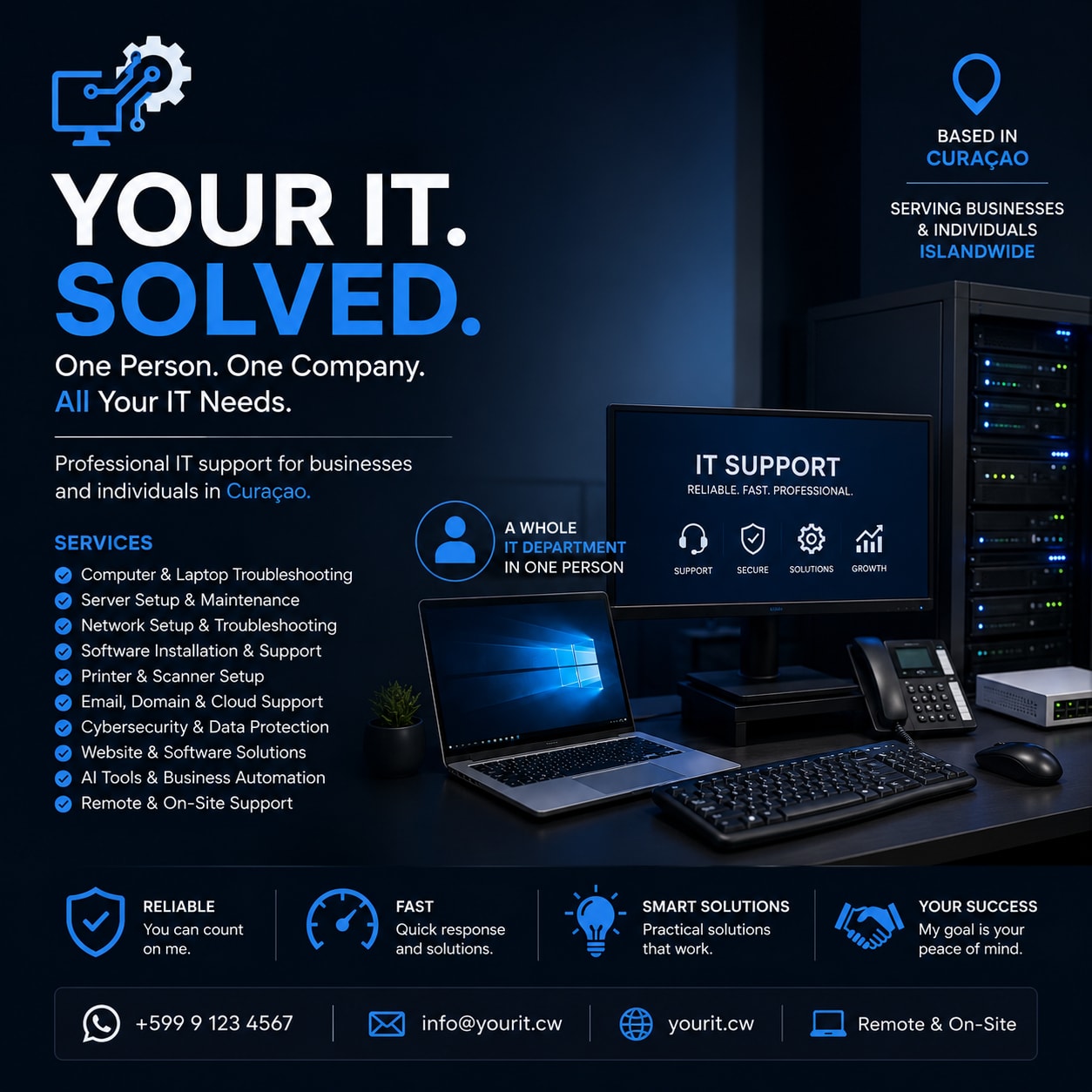 IT Support, Servers, Software &amp; Business Solutions