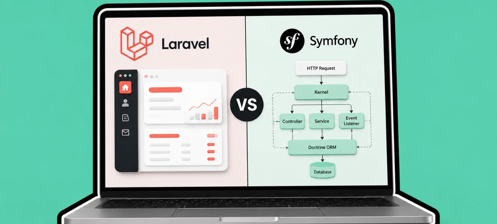 Symfony vs. Laravel: Wann sich welches Framework wirklich lohnt