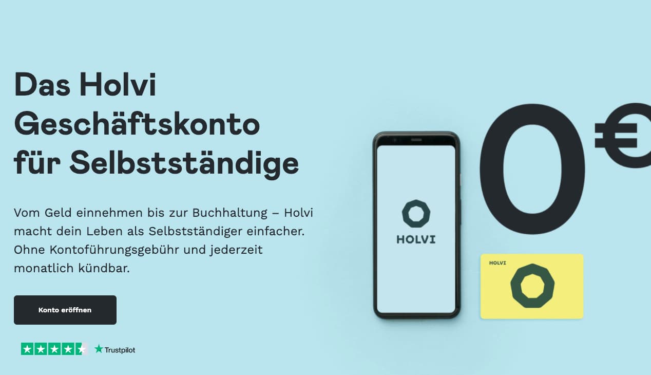 Holvi - Freelancer Geschäftskonto