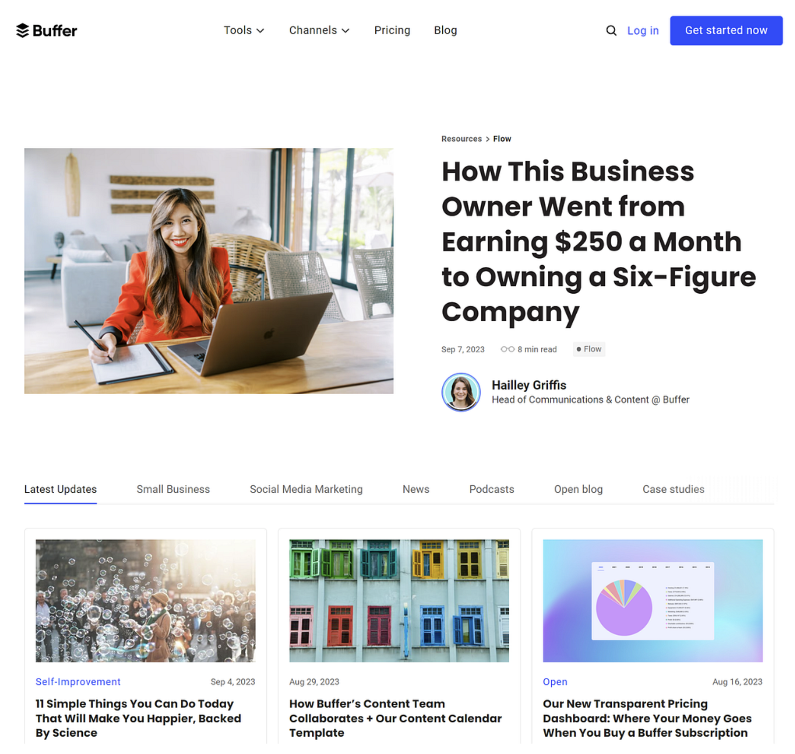 Buffer Website