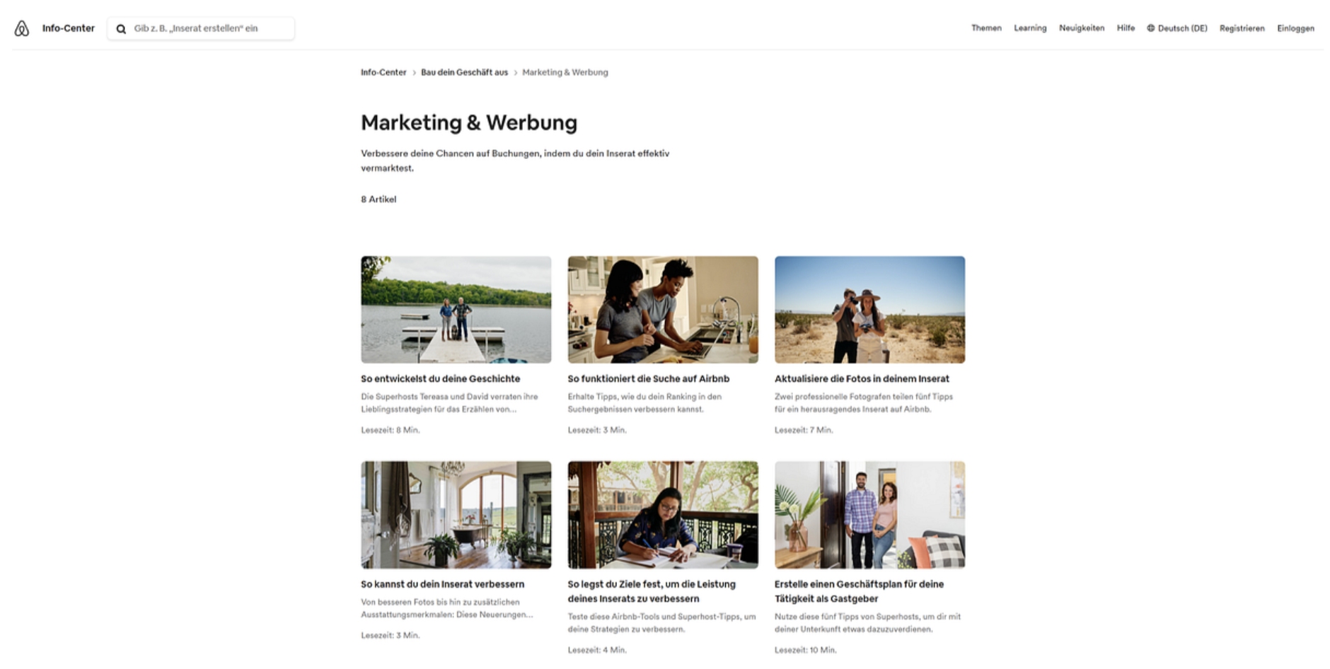 AirBnb Website