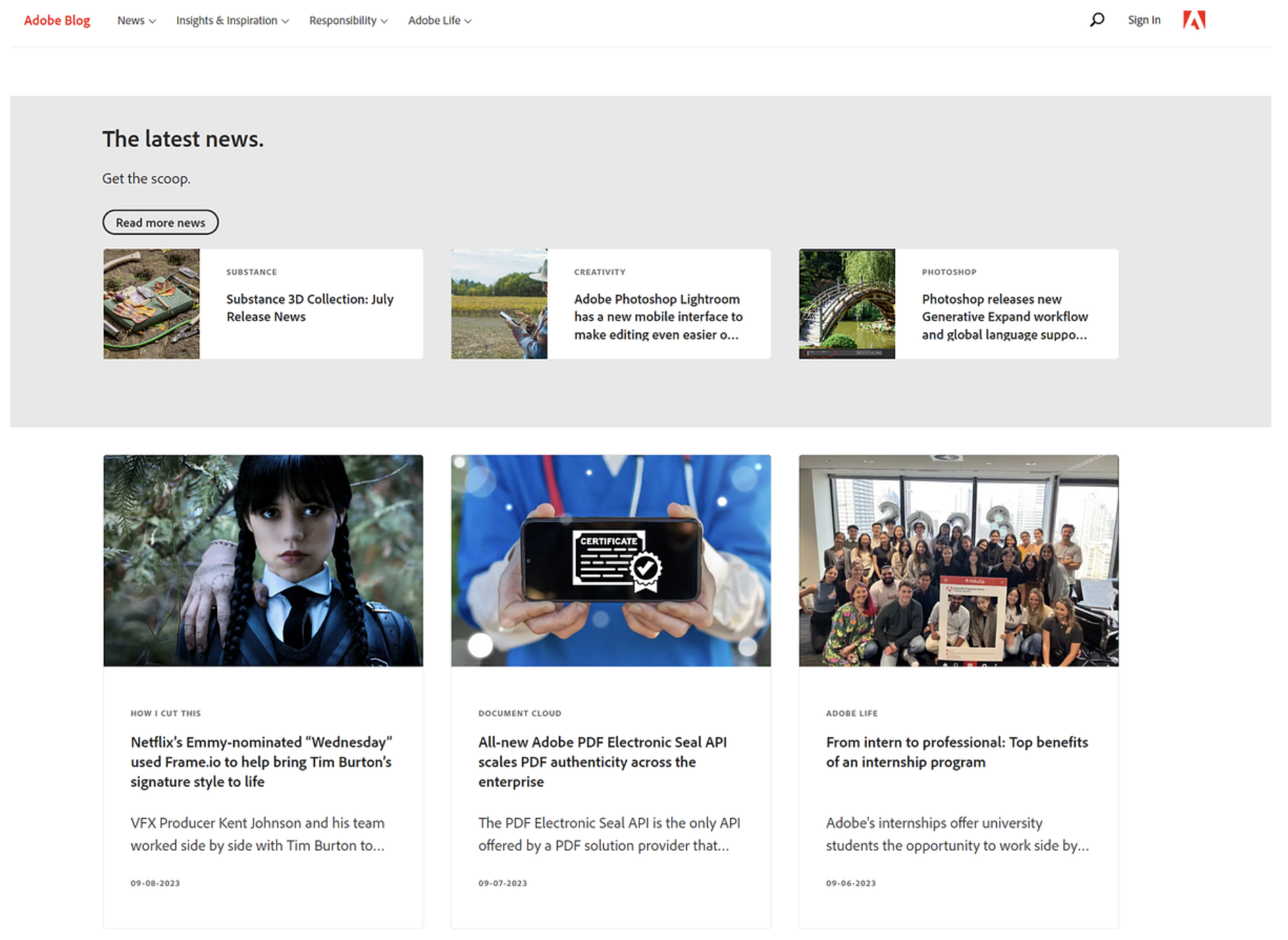 Adobe Blog