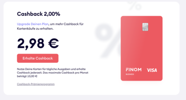 Finom Cashback