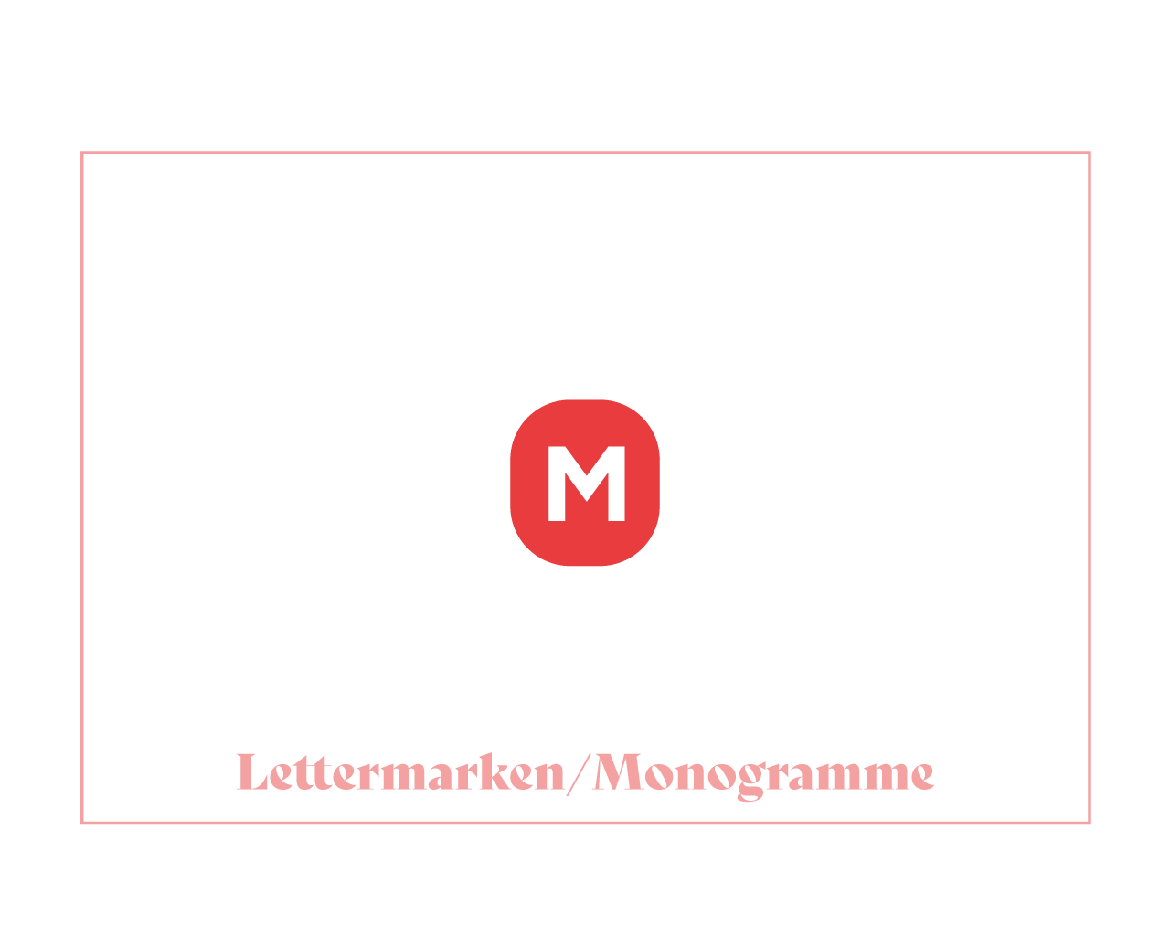 Lettermarke Beispiel