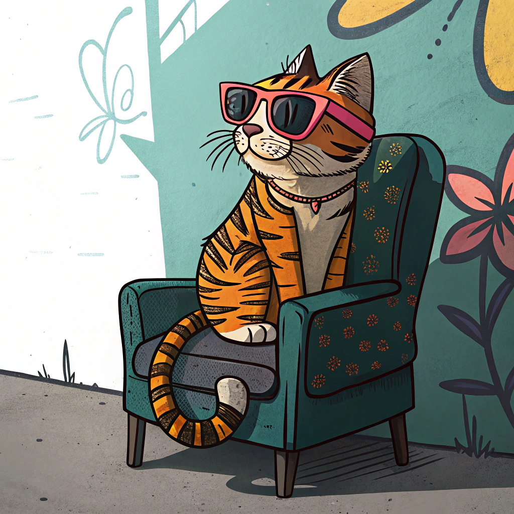 eine-getiegerte-katze--graffiti-illustration--katz