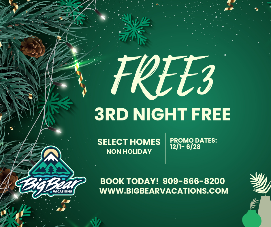 3RD NIGHT FREE!