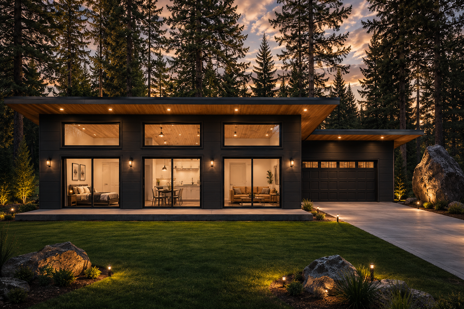 103B Ascent — exterior with garage option