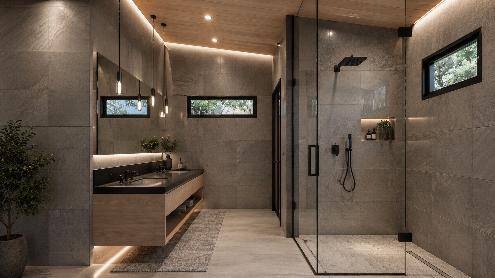 Master bathroom