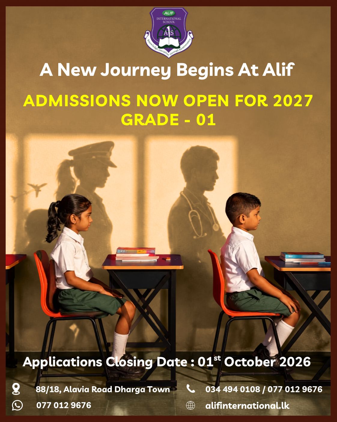 Grade 01 Admission 2027
