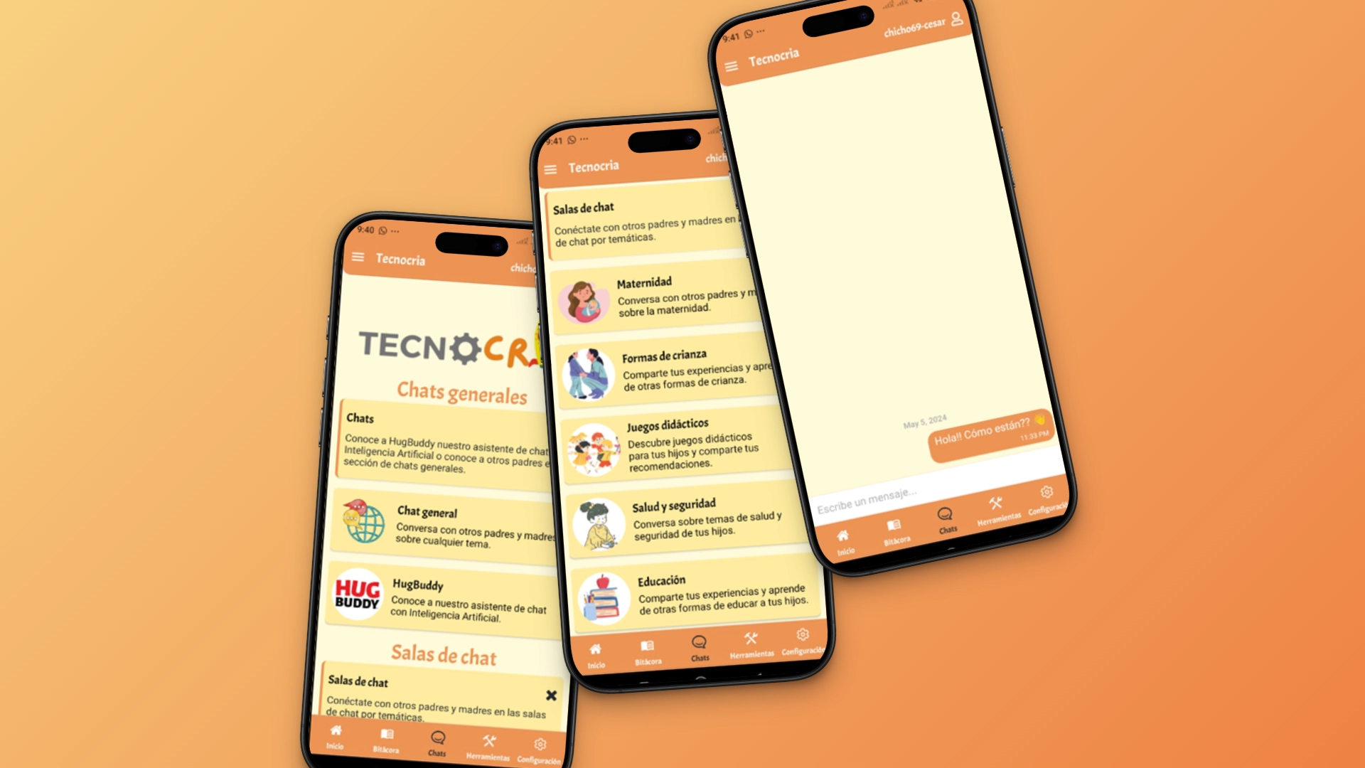 Tecnocria - Aplicación para apoyar a los padres con la crianza de sus hijos