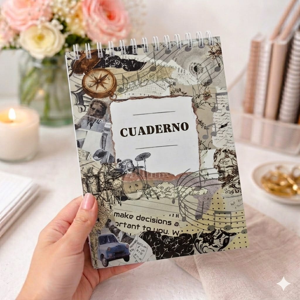 Cuaderno estilo vintage