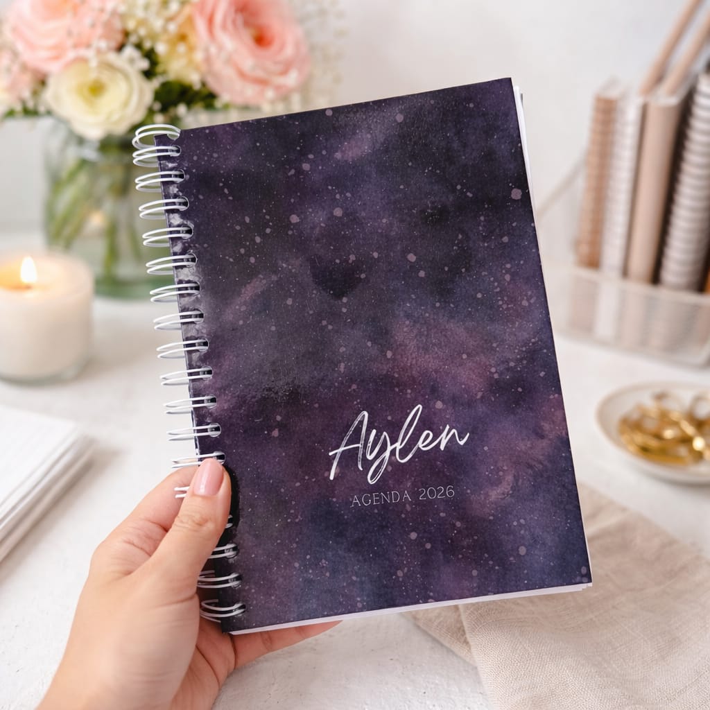 Agenda acuarela 2026