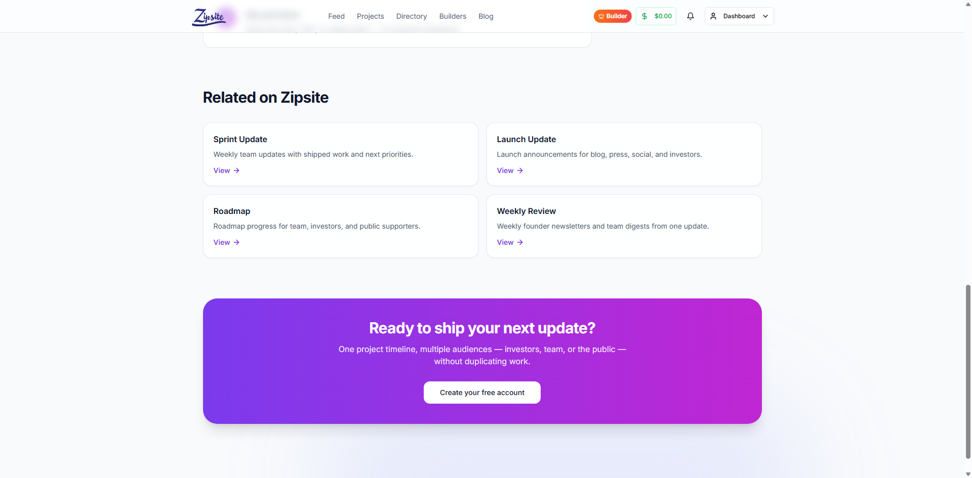 Streamline Your Startup Investor Updates with Zip Templates