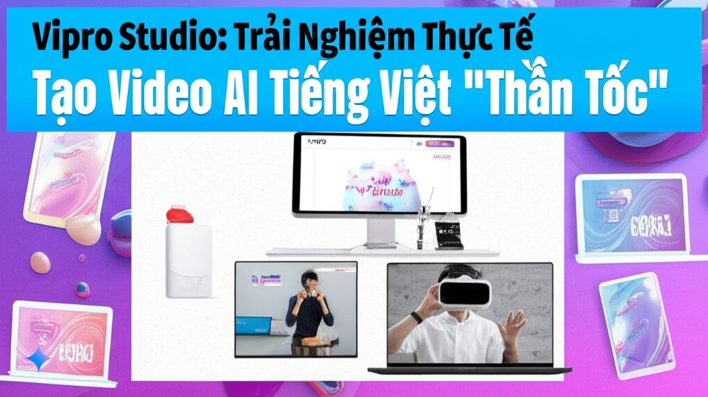 Vipro Studio: Trải Nghiệm Thực Tế Tạo Video AI Tiếng Việt "Thần Tốc"