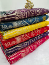 Pure Dola Banarasi saree, fully woven zari thumbnail 5