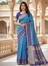 Cotton Paithani Saree thumbnail 3