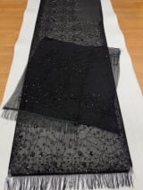 Bollywood Glam Heavy Sequins Faux Georgette Saree thumbnail 2