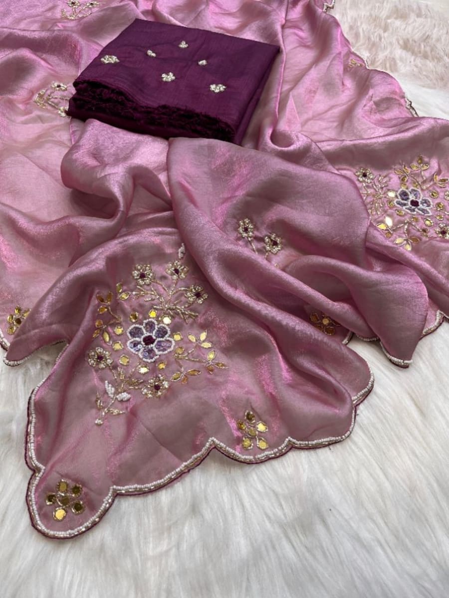 Party  Saree with Work