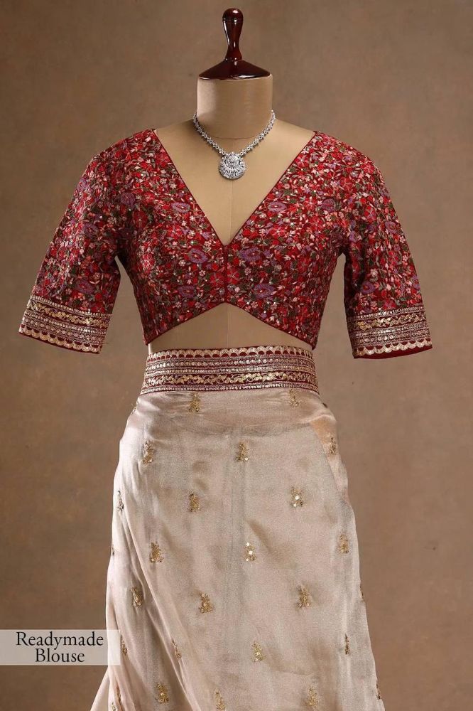 NEW SUPER HIT DESIGNERS EMBRODERY WORK SAREE