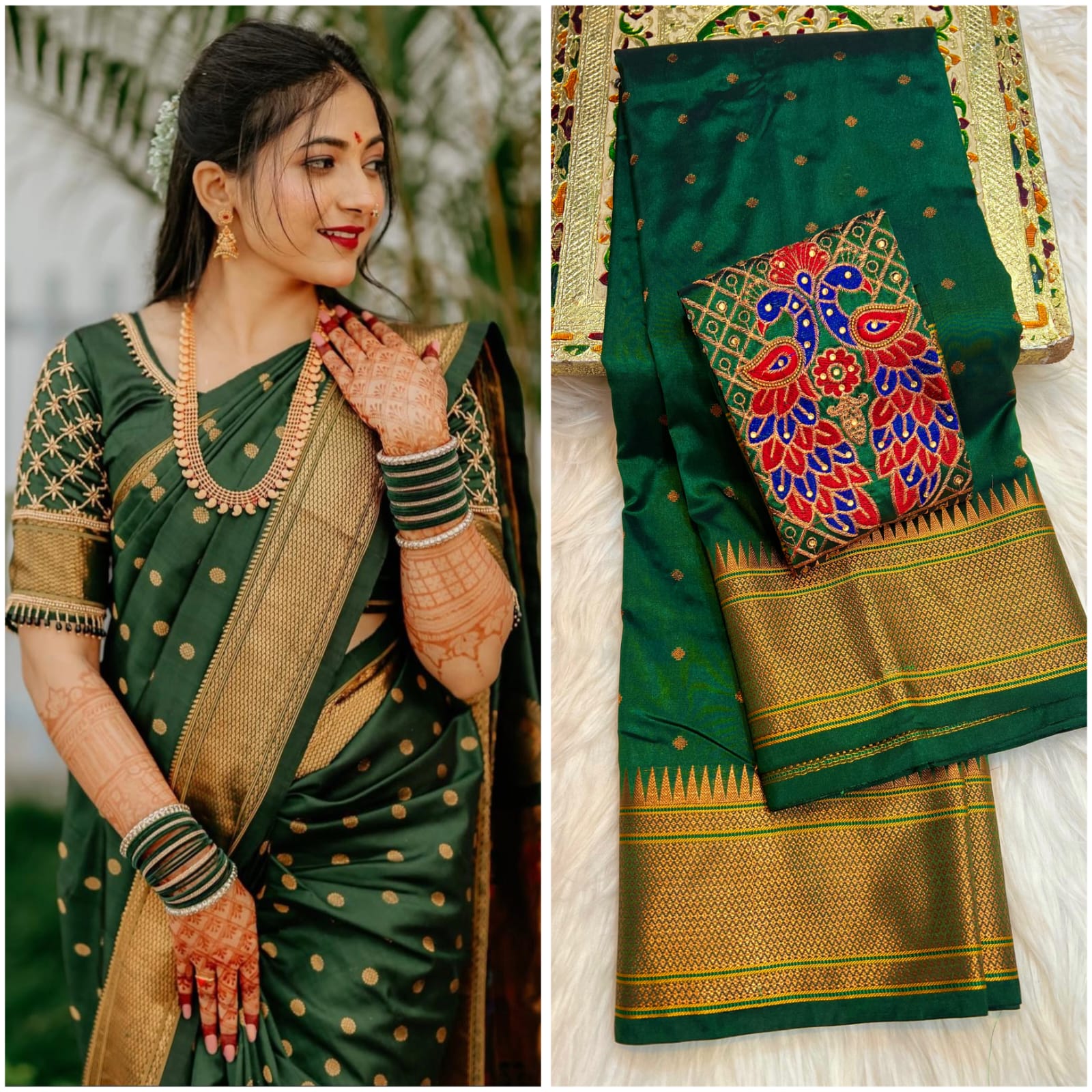 Trisha Kalanjali Paithani