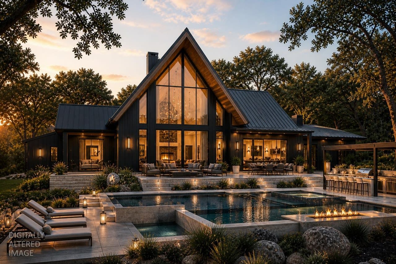 6814 Western Sierra Way — Front Rendering