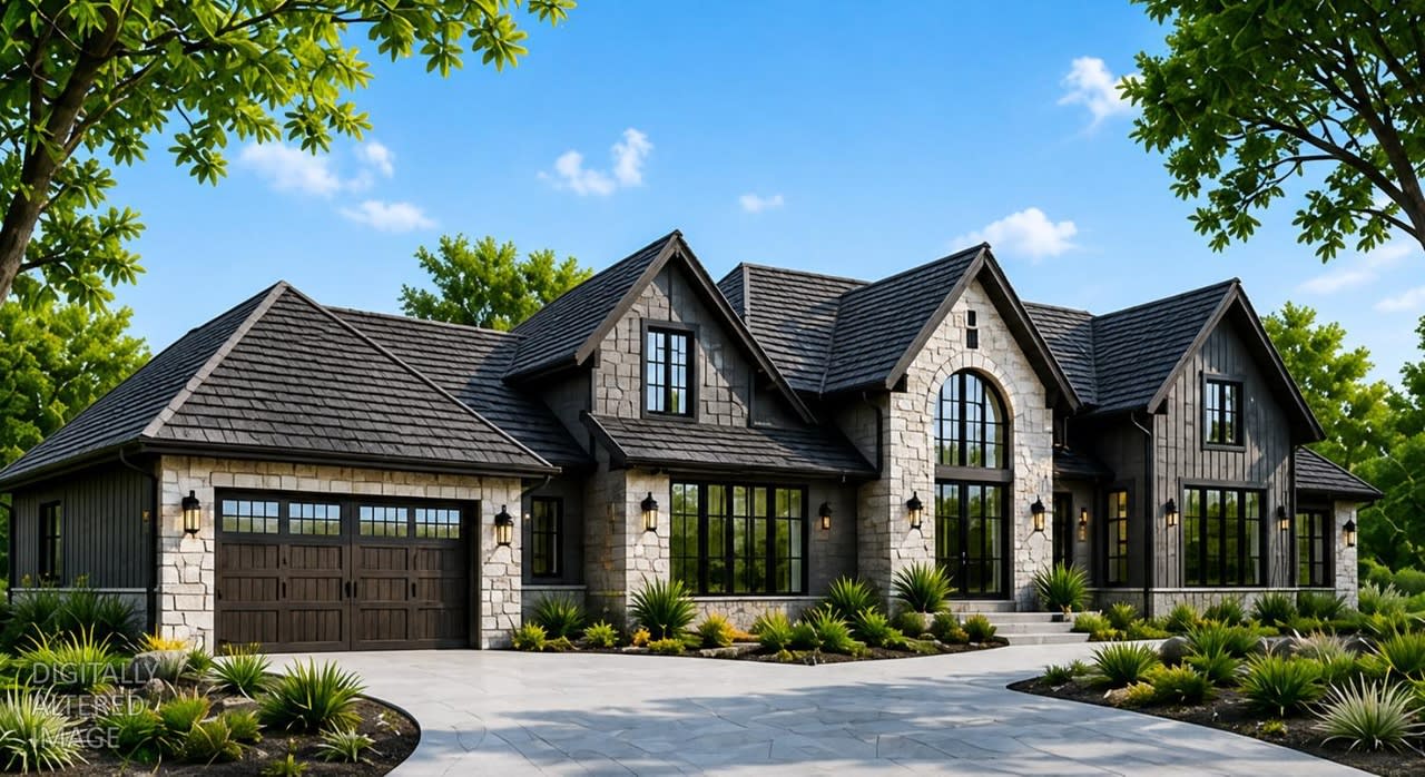 6813 Western Sierra Way — Front Rendering