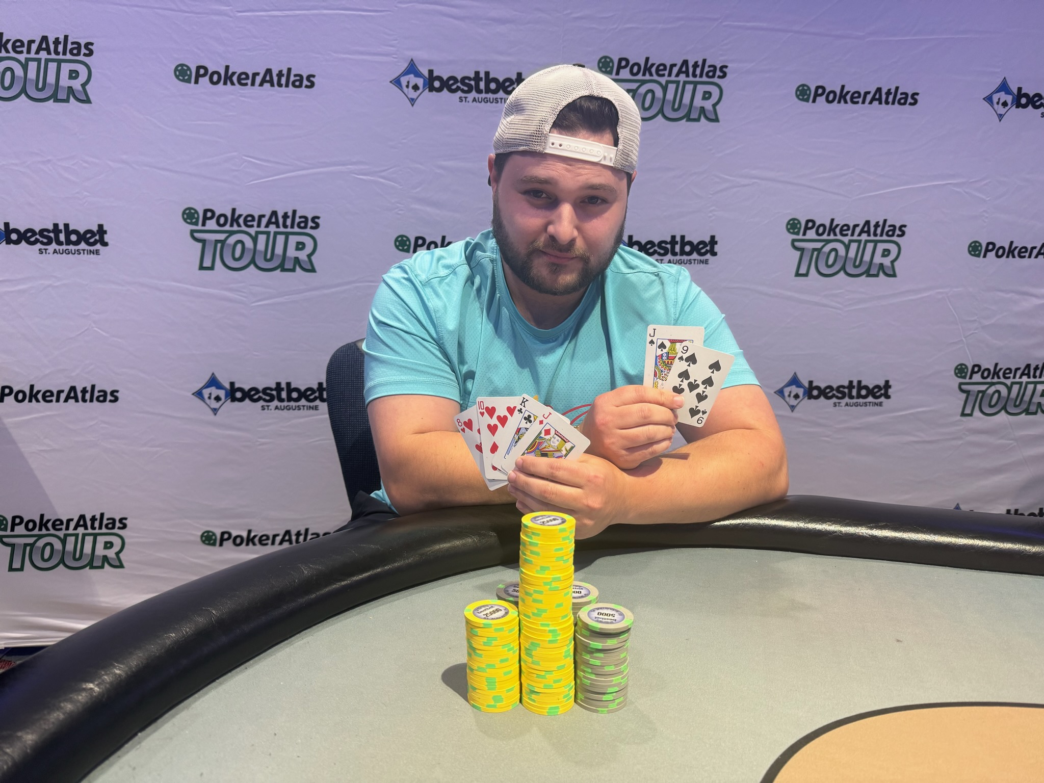 Shane and his winning hand