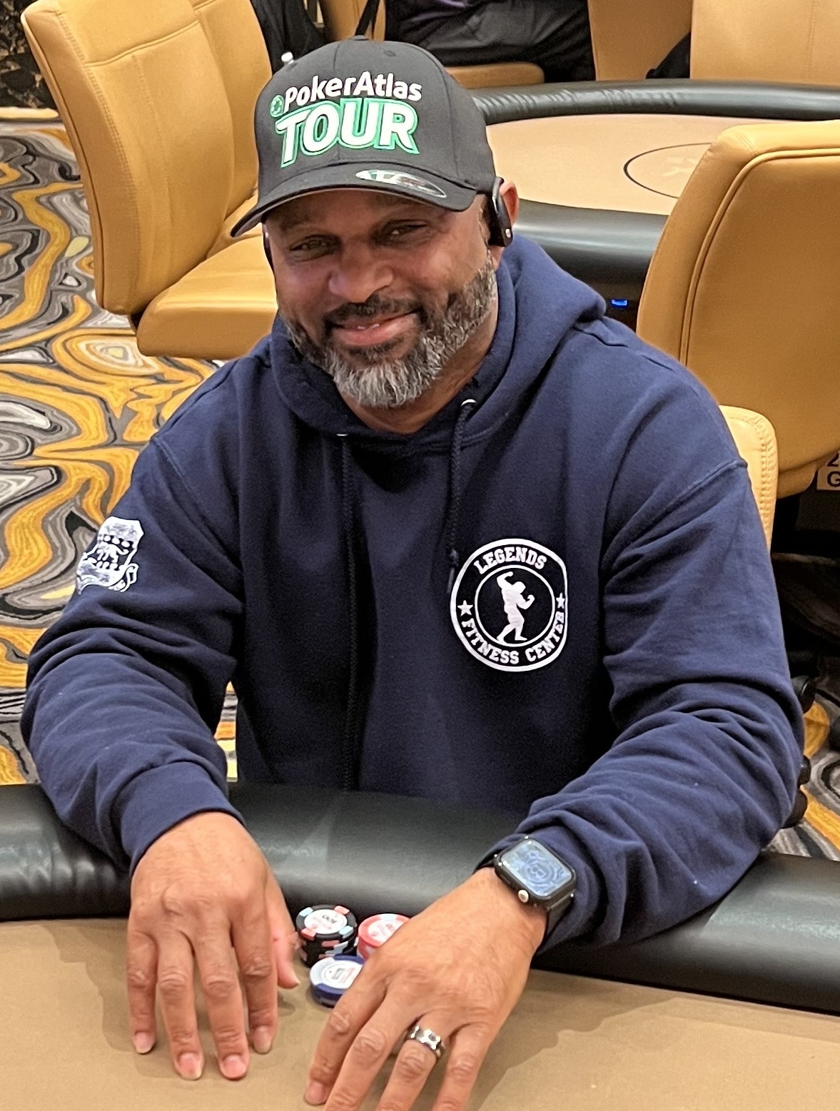 Champ with his newly won hat