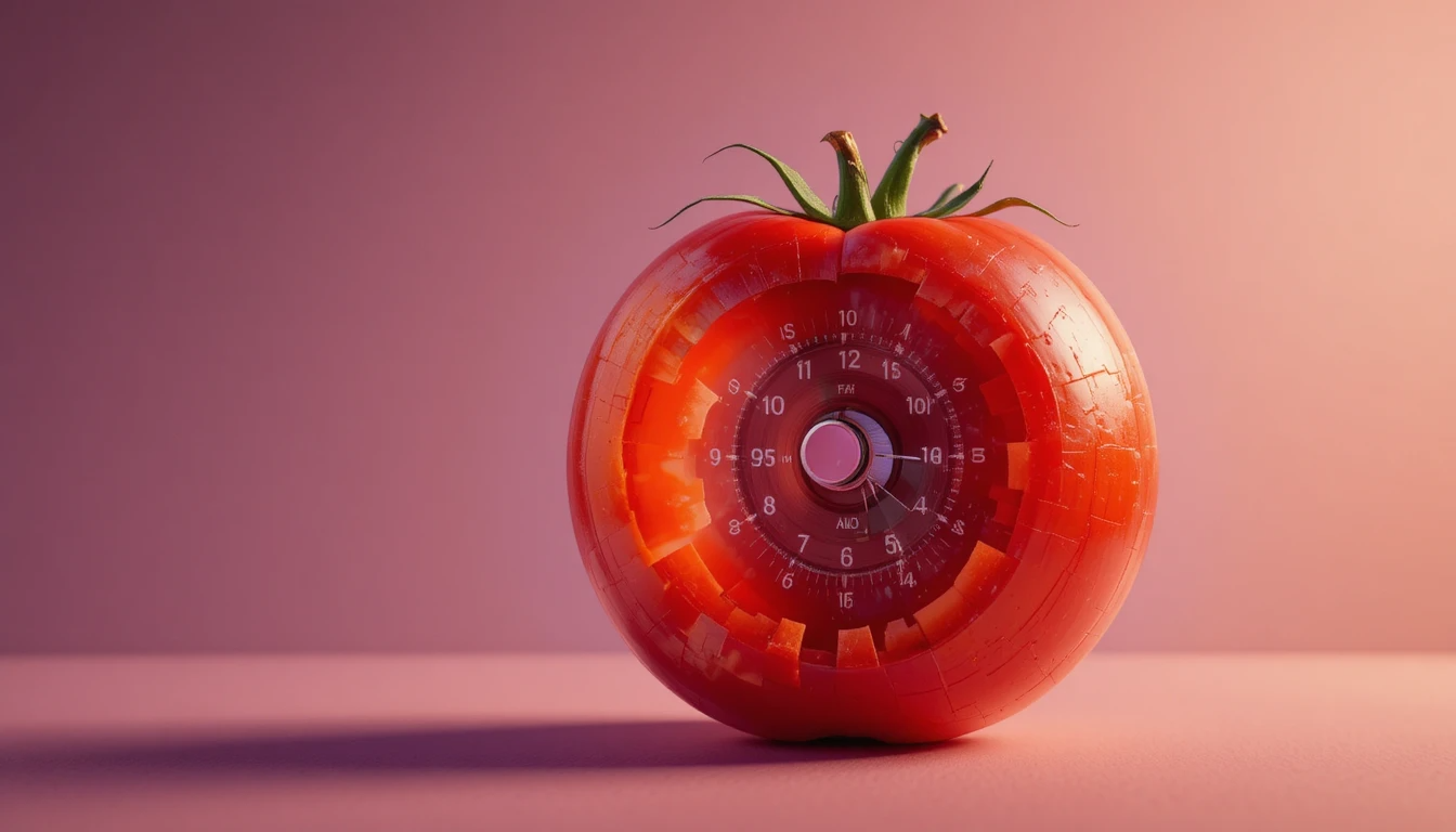 Técnica Pomodoro: foco em blocos com timer.