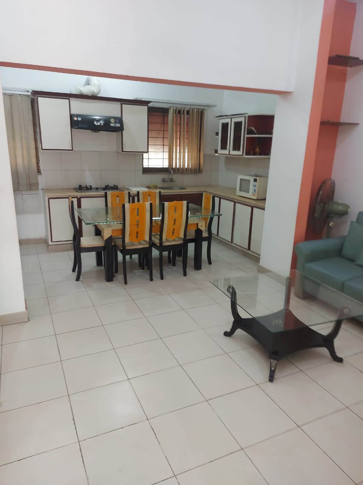Fully Furnished 1-Bed Upper Portion  DHA PHASE 3 , LAHORE