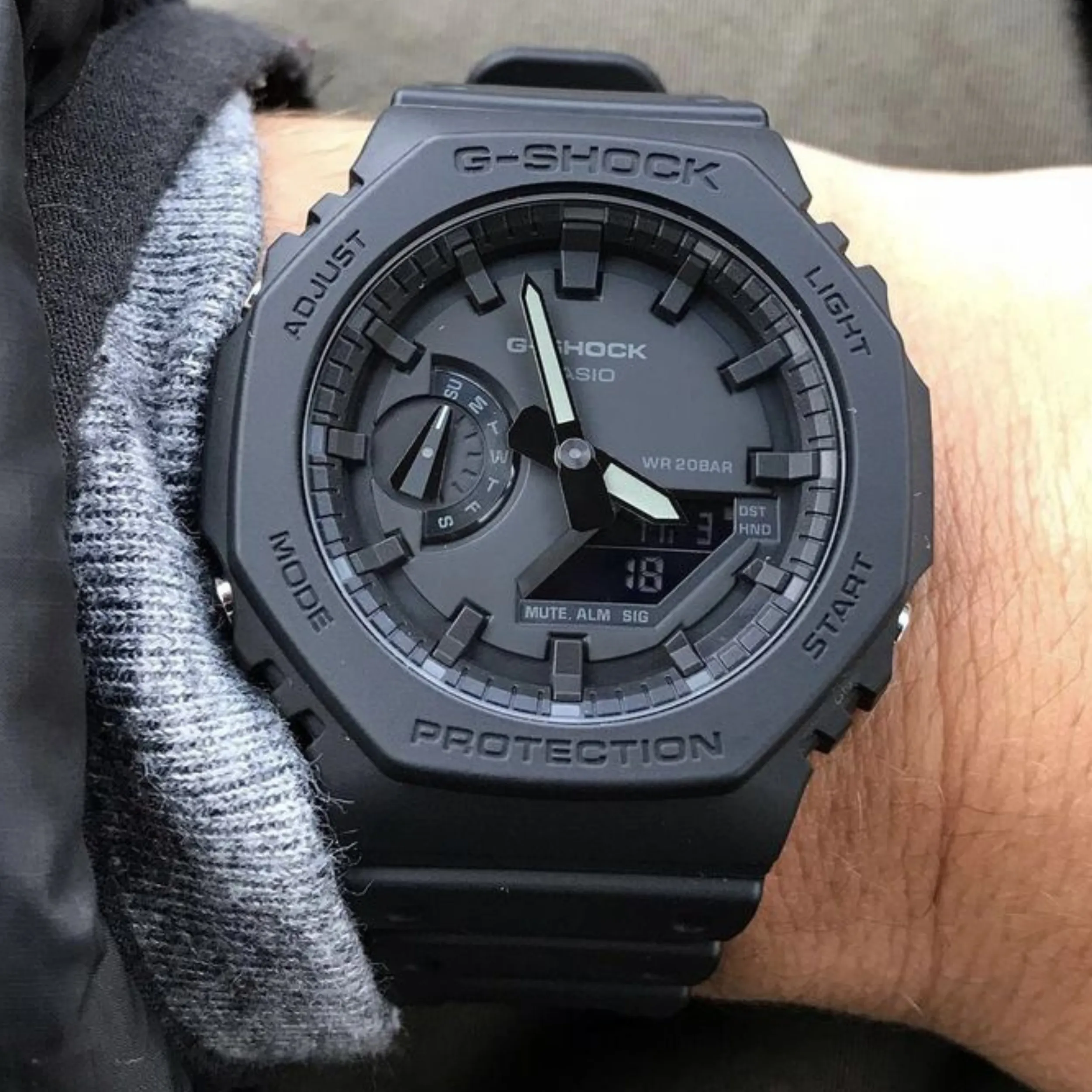 Vista detalle Reloj G Shock Oak Negro