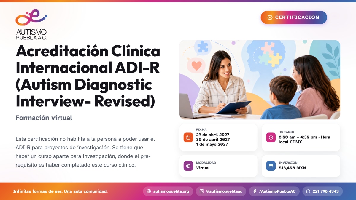 Acreditación Clínica Internacional ADI-R 2027