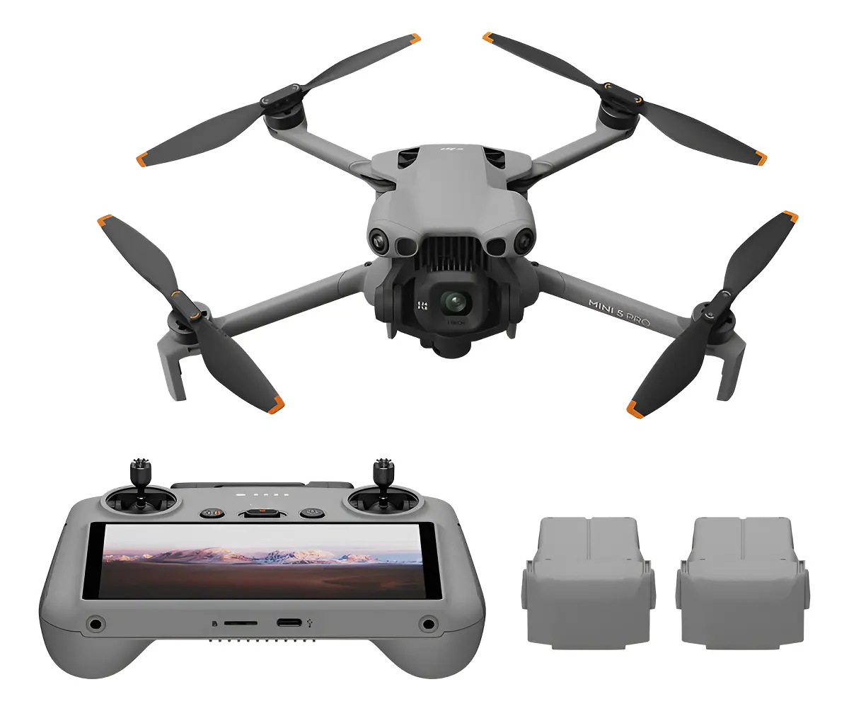 Drone DJI Mini 5 Pro Fly More Combo 4K + Controle DJI RC 2